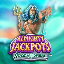 Almighty Jackpots – Realm of Poseidon by Novomatic, showcased at leovegascasino.at – game logo