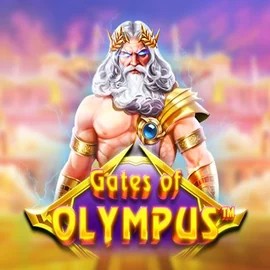 Slots logo of Gates of Olympus from Pragmatic Play at LeoVegas Casino