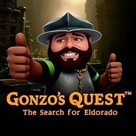 Logo of Gonzo's Quest from NetEnt at LeoVegas Casino