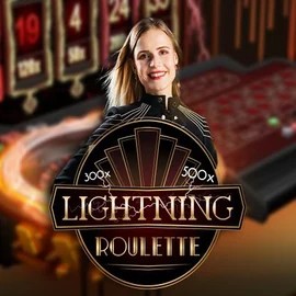 Enjoy Lightning Roulette by Evolution – logo hosted on leovegascasino.at