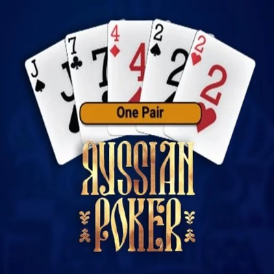 Russian Poker slot icon by OneTouch Games, available at LeoVegas Casino
