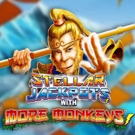Play Stellar Jackpots with More Monkeys slot by Lightning Box Game on leovegascasino.at